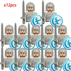 Medieval Knight Brick Figures