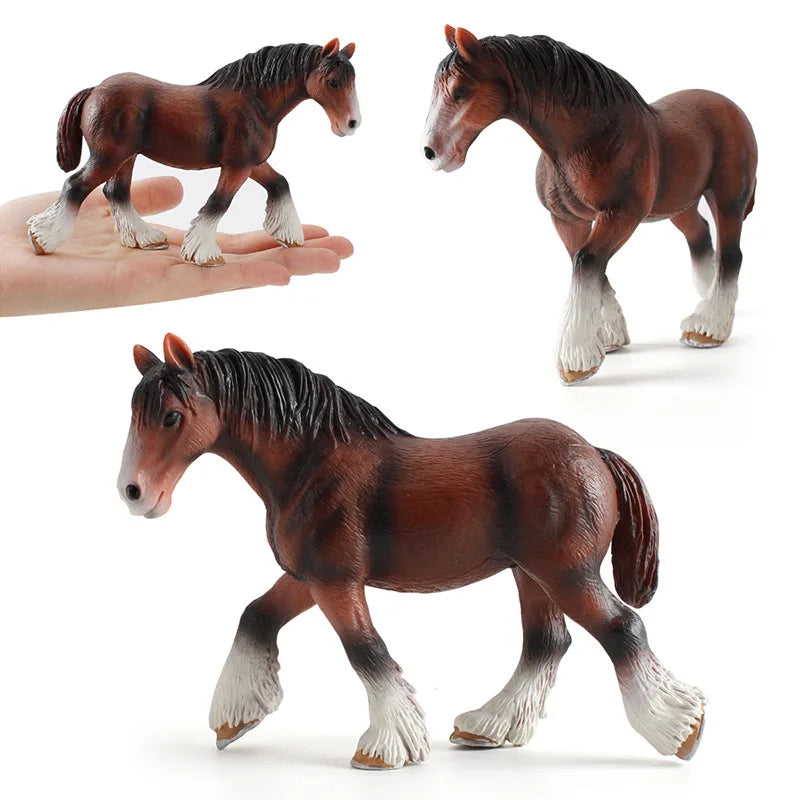 Realistic Horse and Foal Figurine Set – view 4