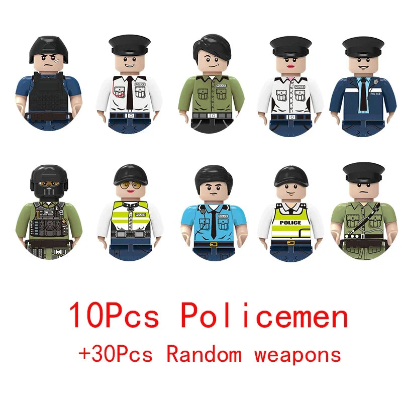 Special Forces Brick Figure & Vehicle Set – view 38