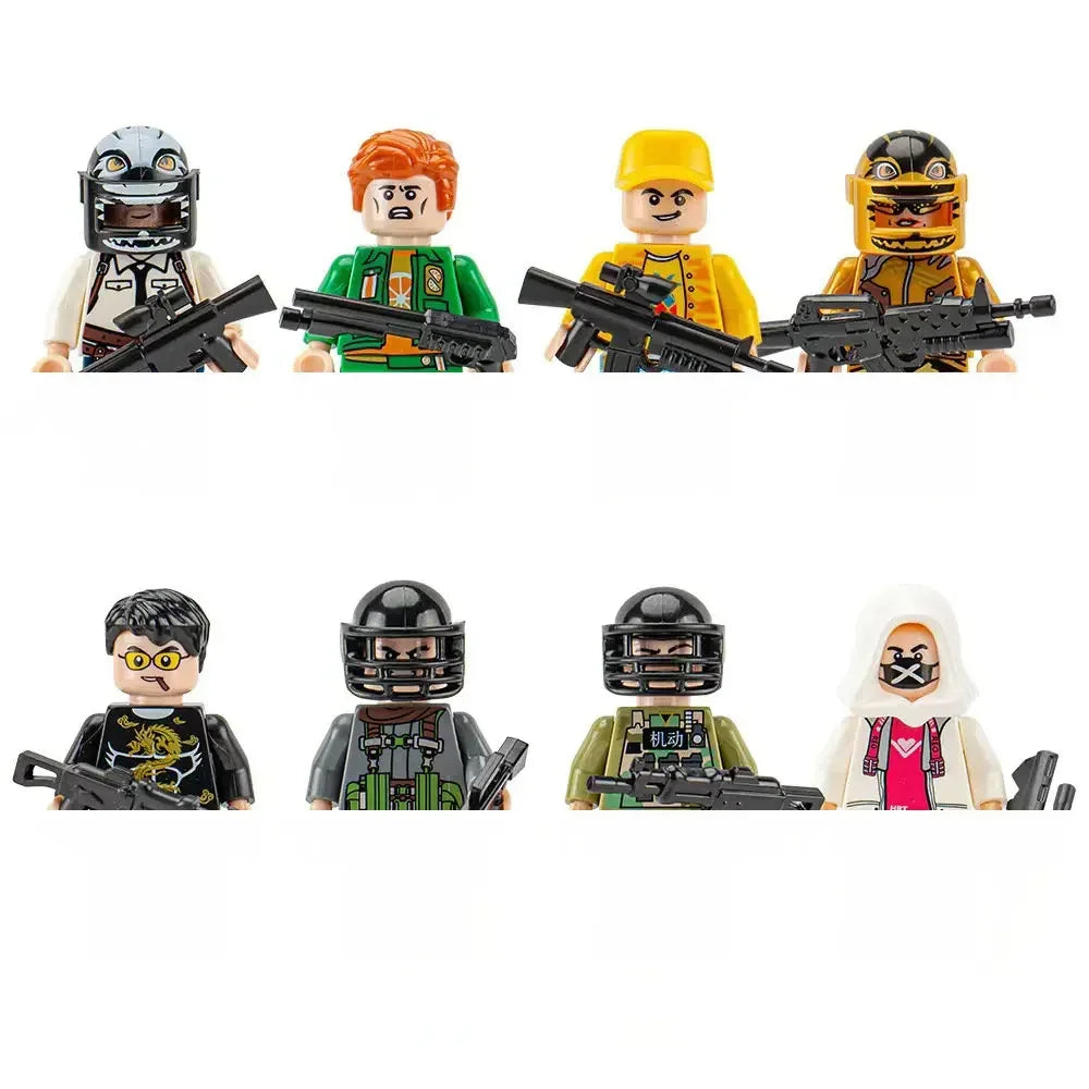 4cm Children Anime Figure Hero Building Blocks Kid Gift Assembling Toy Model Characters Figurine Bricks Boy Child Children Ninja
