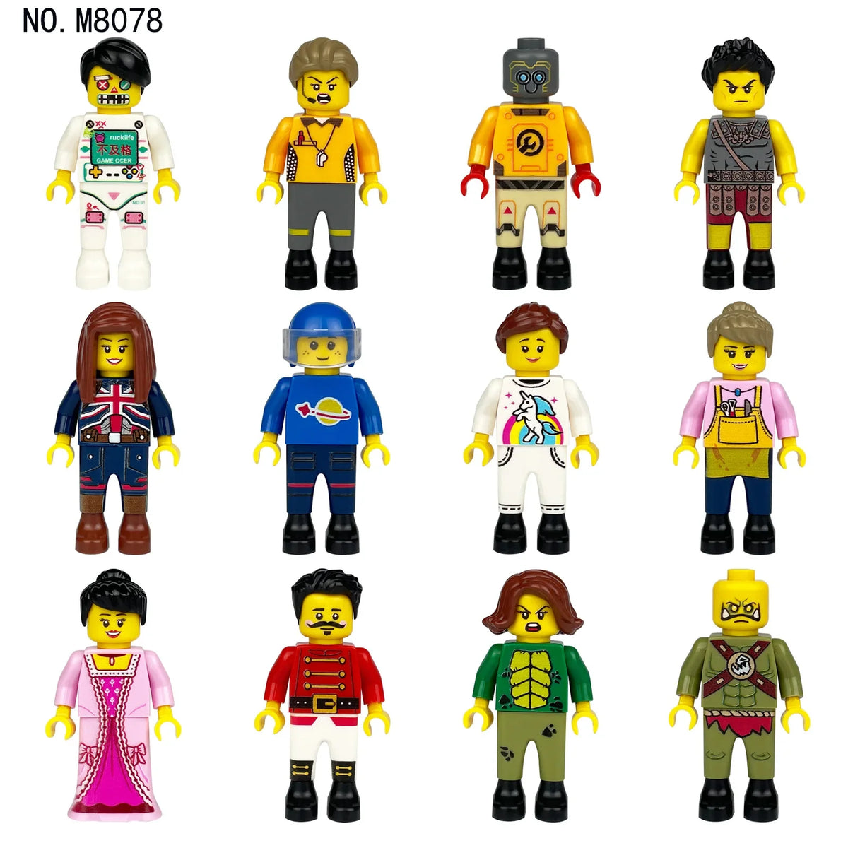 4cm Children Anime Figure Hero Building Blocks Kid Gift Assembling Toy Model Characters Figurine Bricks Boy Child Children Ninja