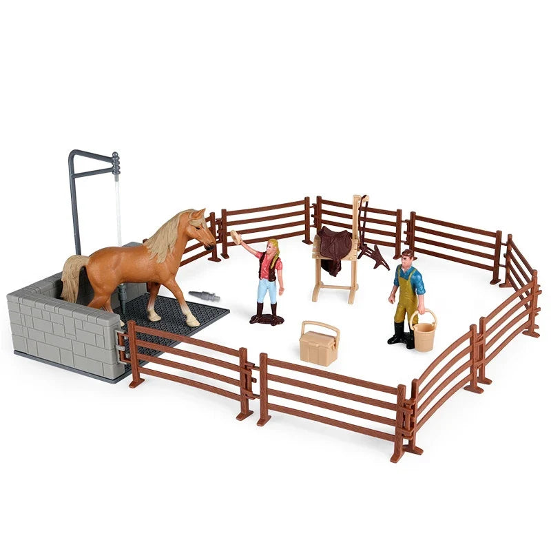 Horse Race Farm Playset with Figures – view 26