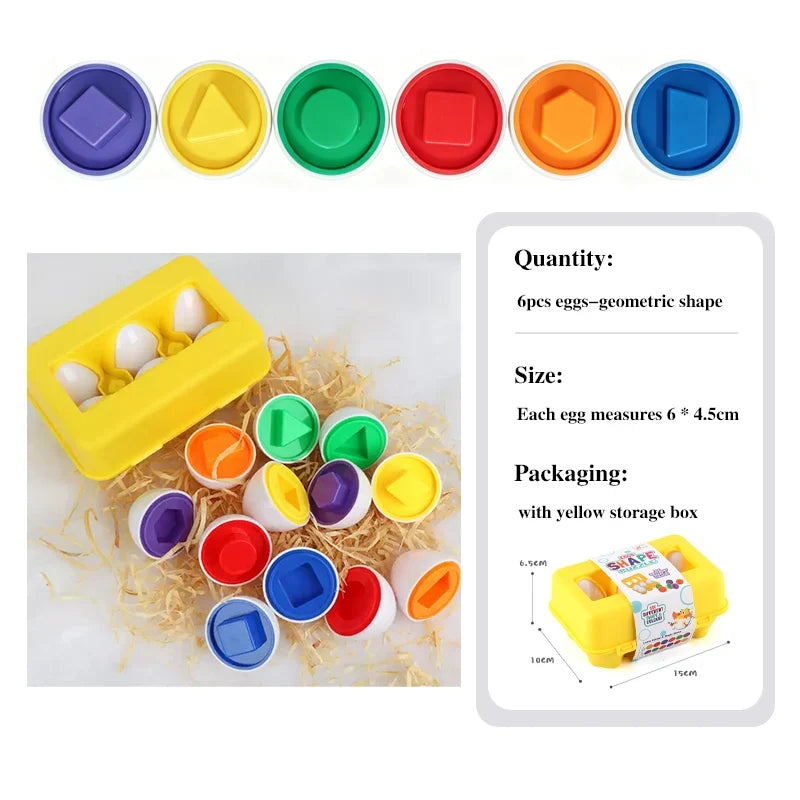 Montessori Smart Egg Shape Matching Toy – view 8