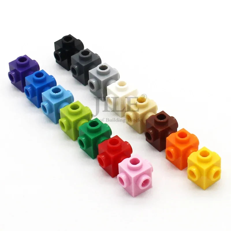 50PCS 1x1 Bricks with Studs on 4 Sides – view 4