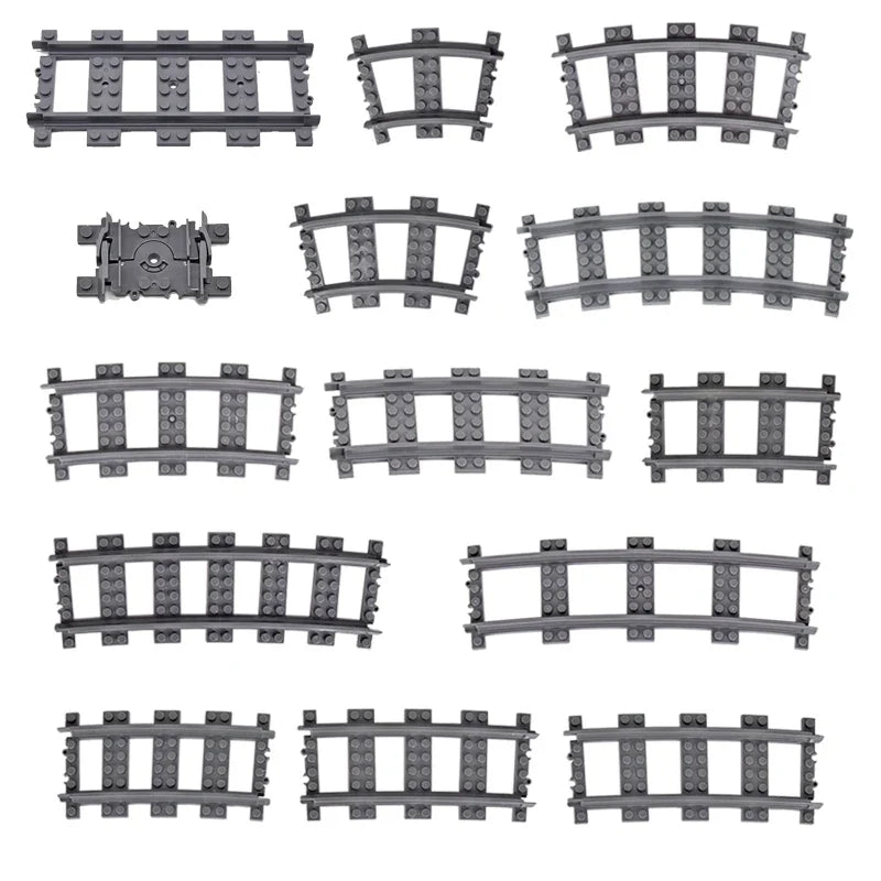 Brick Train Curve Track Parts – view 5