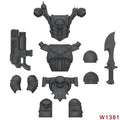 Skull Armor Building Block Figure – view 18