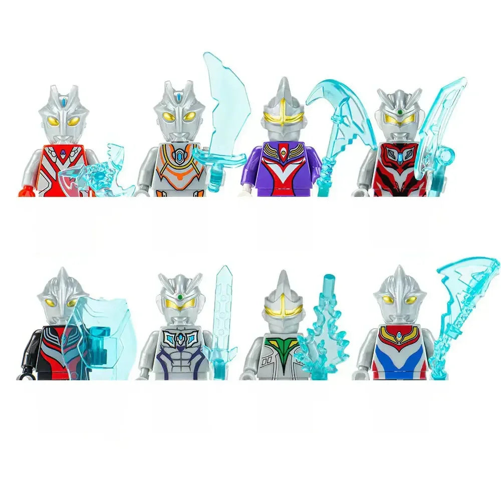 4cm Children Anime Figure Hero Building Blocks Kid Gift Assembling Toy Model Characters Figurine Bricks Boy Child Children Ninja