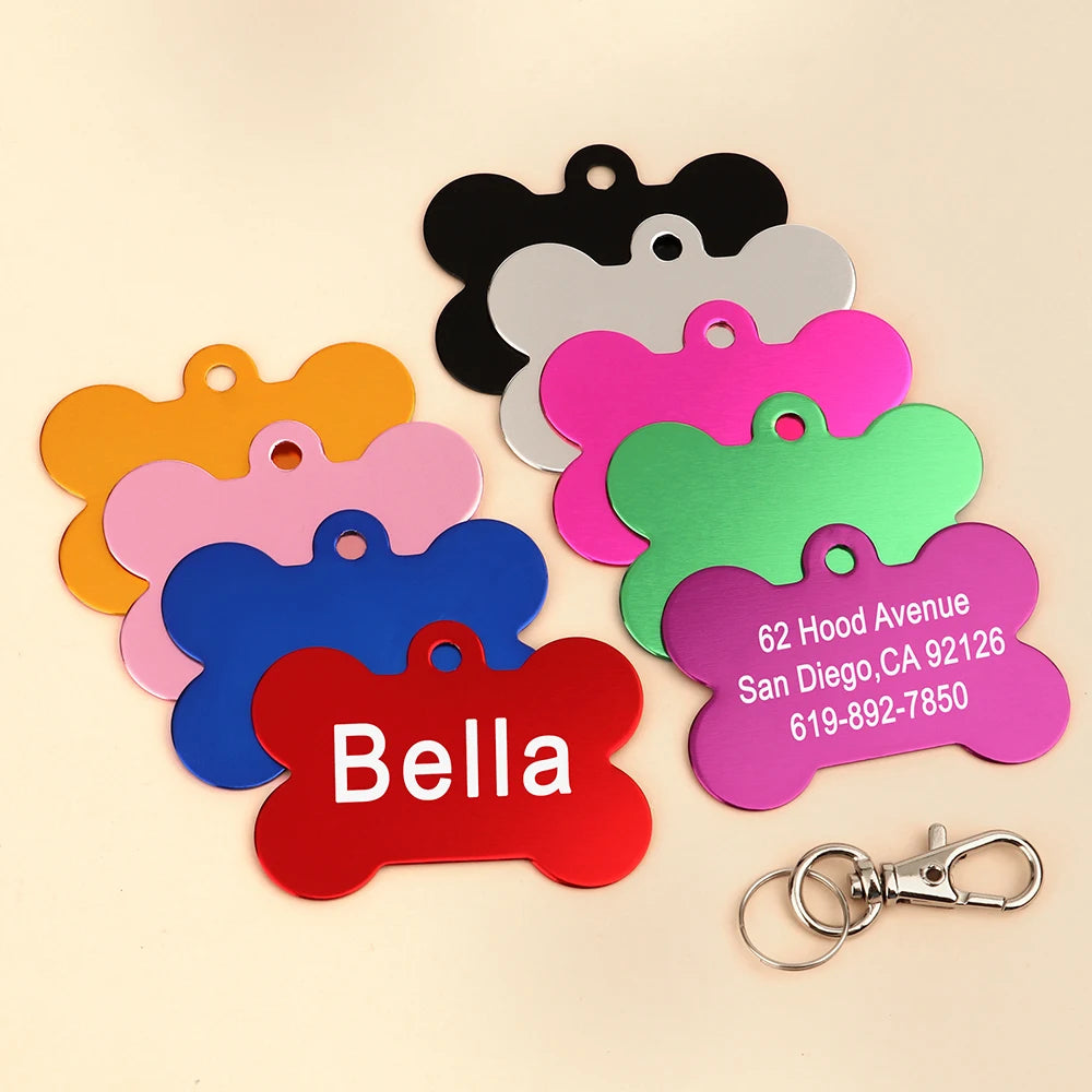 Personalized Bone Pet ID Tag – view 5