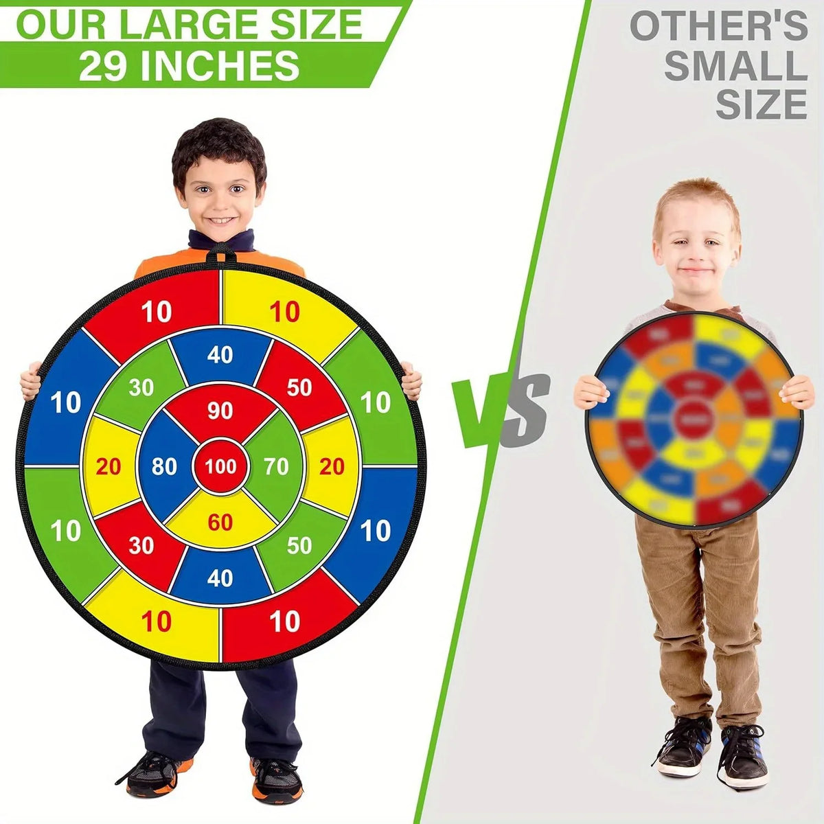Kids Sticky Ball Dart Board Game (29") – view 2