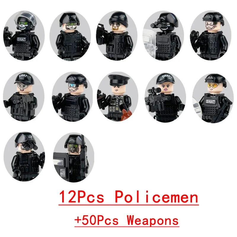 SWAT Armored Vehicle Brick Set – view 62