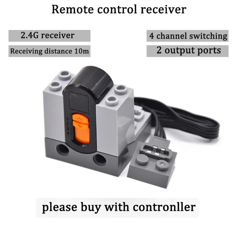RC Motor & Remote Parts for Brick Builds – view 21