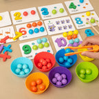 Montessori Wooden Clip Beads Sorting Toy – view 7