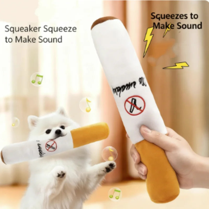 Funny Cigar Squeaky Dog Toy – view 4