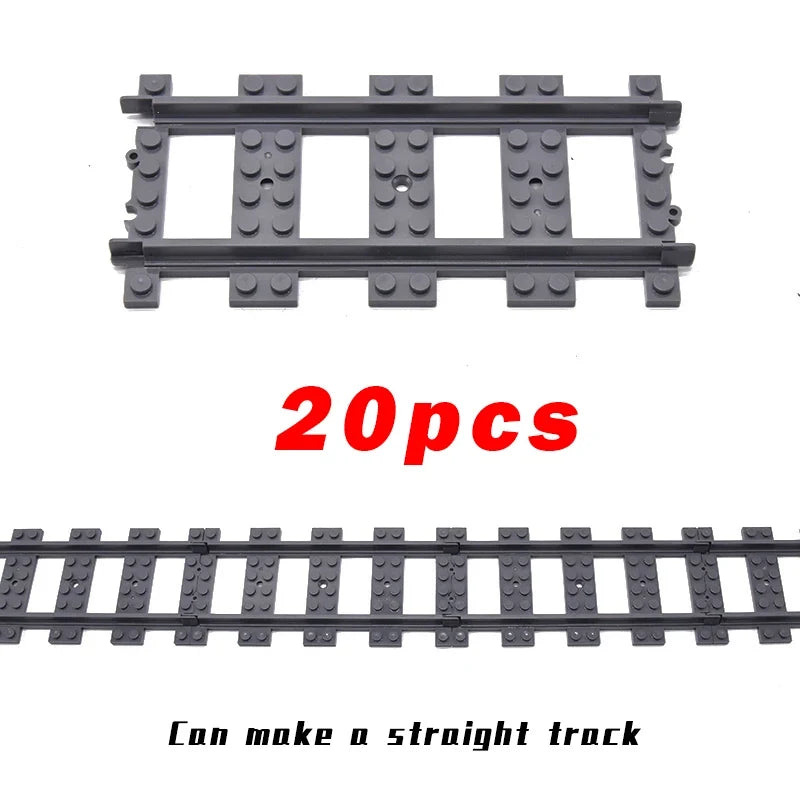 Brick Train Curve Track Parts – view 56