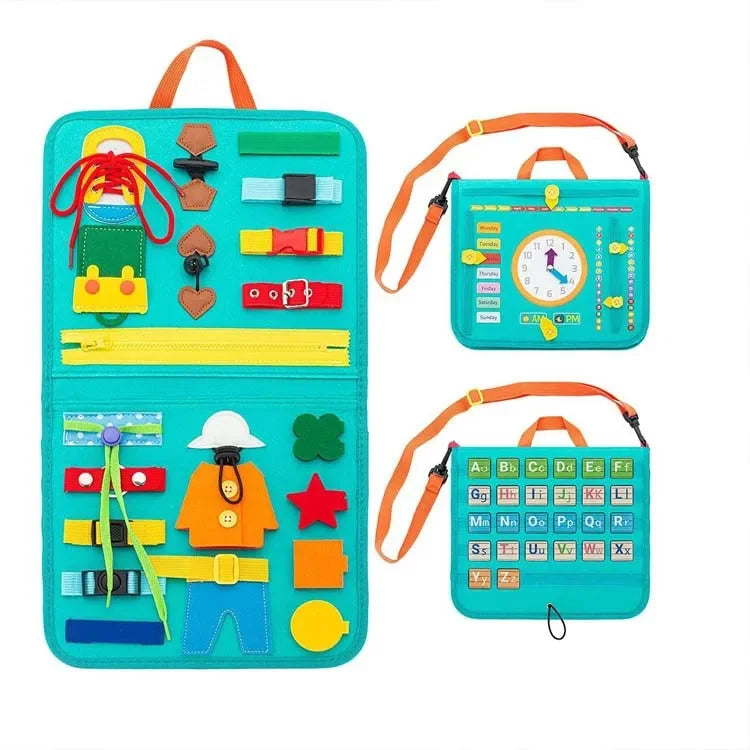 Foldable Montessori Busy Board for Toddlers – view 17