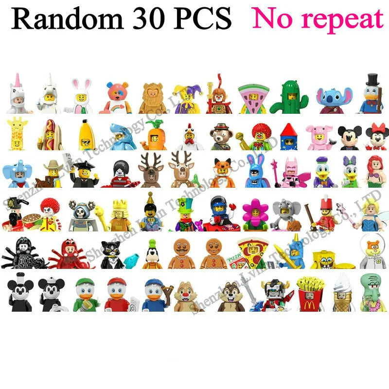 4cm Children Anime Figure Hero Building Blocks Kid Gift Assembling Toy Model Characters Figurine Bricks Boy Child Children Ninja