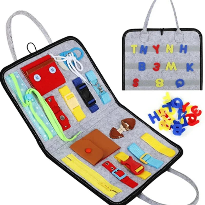 Foldable Montessori Busy Board for Toddlers – view 15