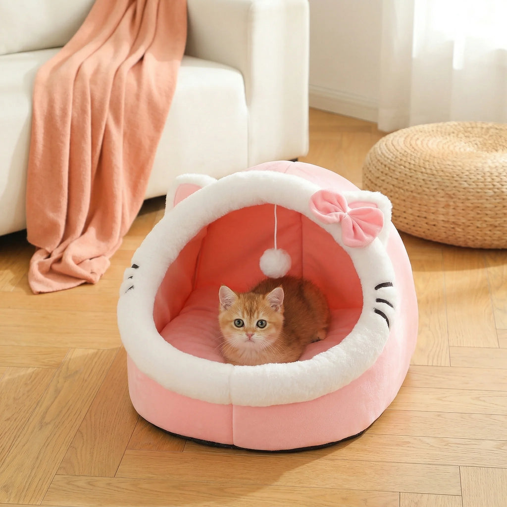 Cute Cat Cave Bed – view 3