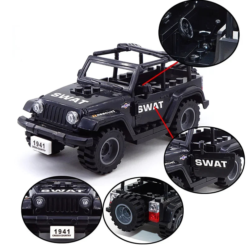Military Jeep & Commando Brick Set – view 4