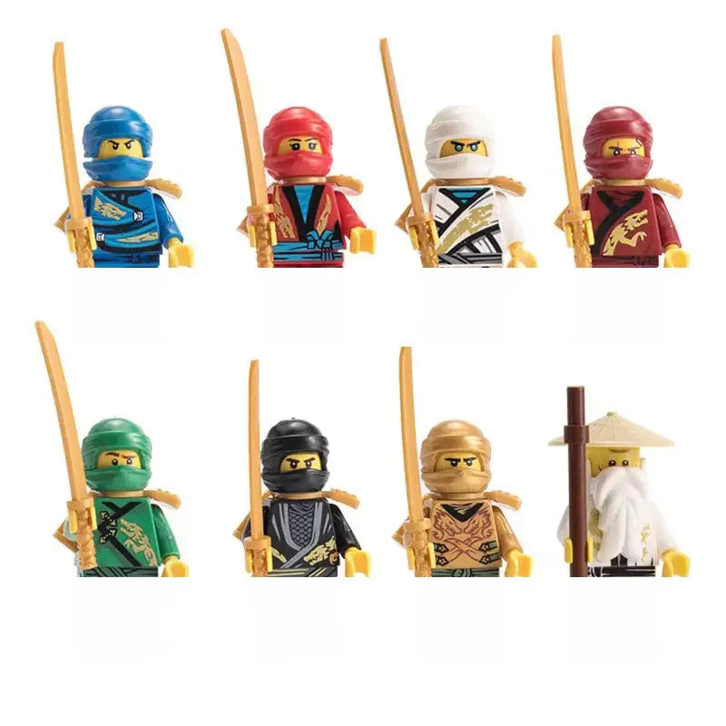 4cm Children Anime Figure Hero Building Blocks Kid Gift Assembling Toy Model Characters Figurine Bricks Boy Child Children Ninja