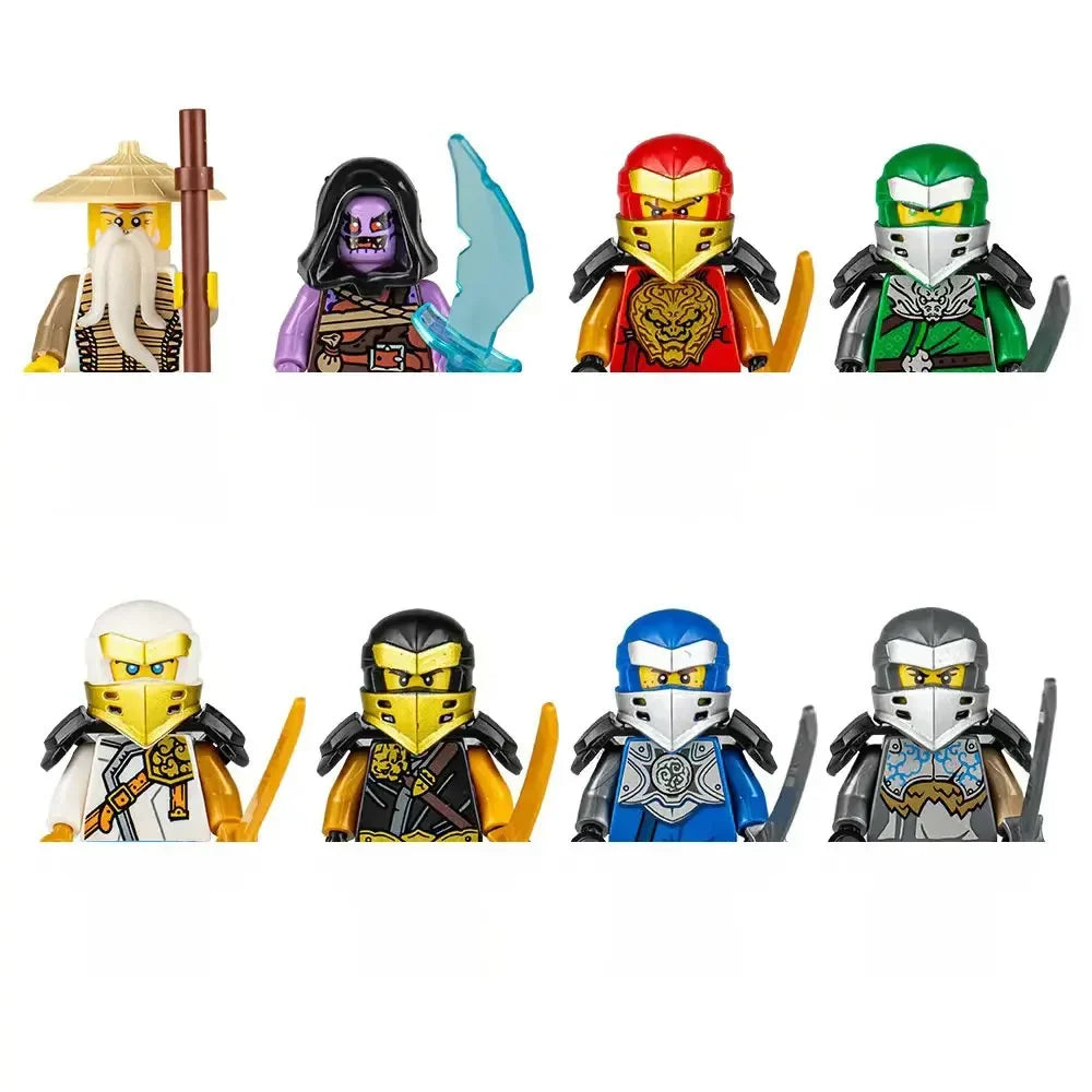 4cm Children Anime Figure Hero Building Blocks Kid Gift Assembling Toy Model Characters Figurine Bricks Boy Child Children Ninja