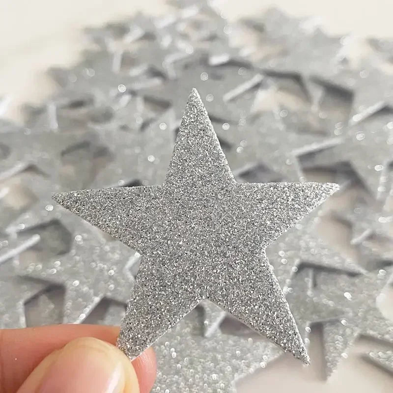 70PCS Glitter Foam Star Stickers – view 10