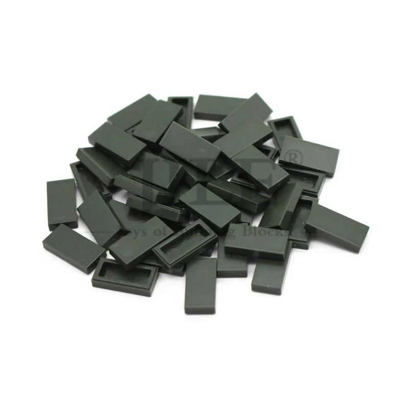 200PCS 1x2 Smooth Tiles Bulk Pack – view 26