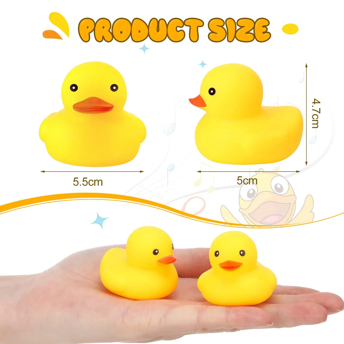 Colorful Rubber Ducks in Bulk (10–100PCS) – view 2