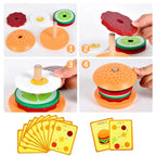 Wooden Burger Stacking Toy – view 4