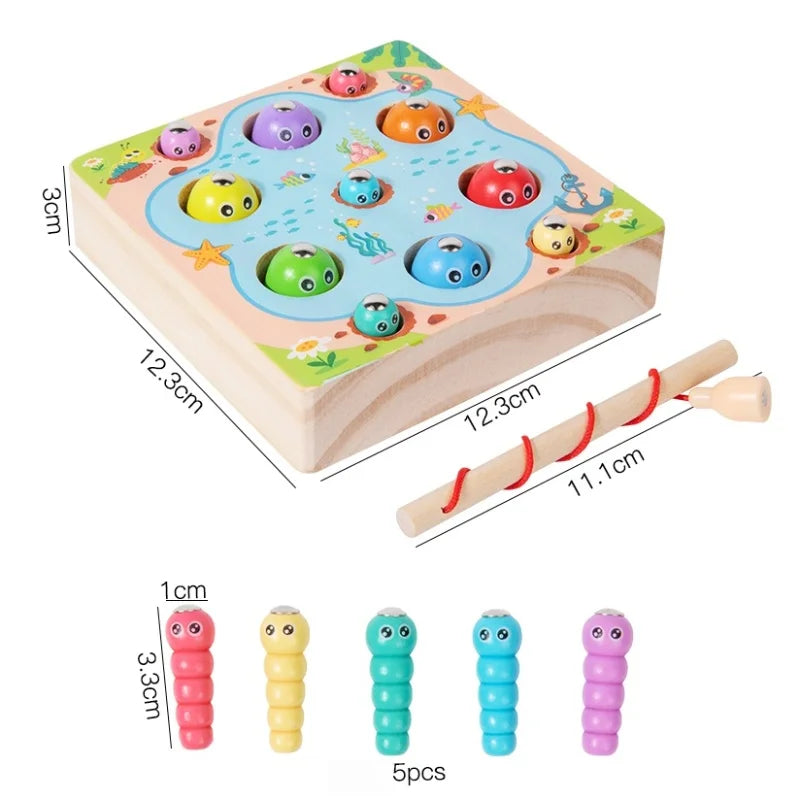 Wooden Fishing Game for Toddlers – view 6