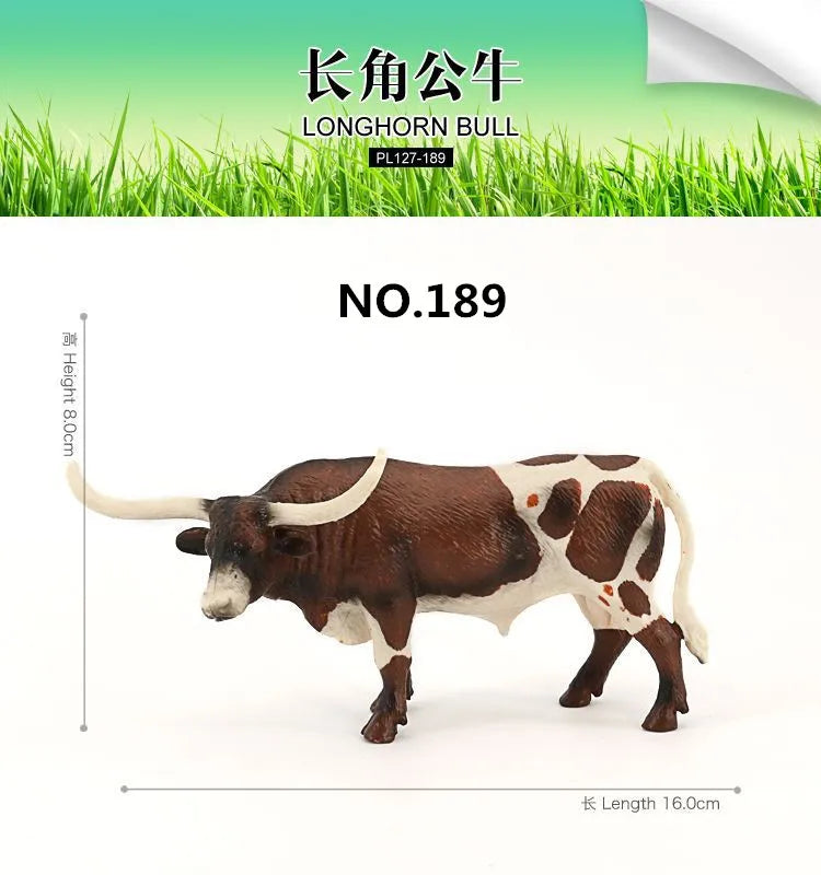 Realistic Cattle Cow & Bull Figurines – view 8