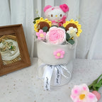 Cartoon Cat Plush Rose Bouquet – view 7