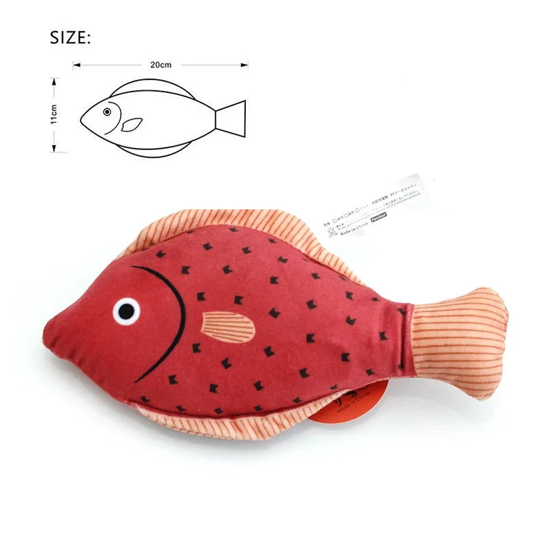 Realistic Fish Cat Toy with Catnip – view 16