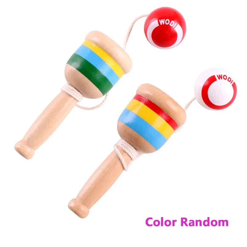 Wooden Kendama Cup and Ball Skill Toy – view 8