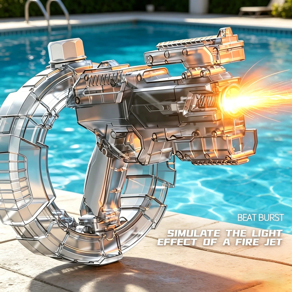 LED Ring Electric Water Blaster – view 3