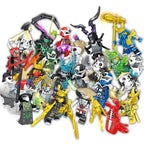 4cm Children Anime Figure Hero Building Blocks Kid Gift Assembling Toy Model Characters Figurine Bricks Boy Child Children Ninja