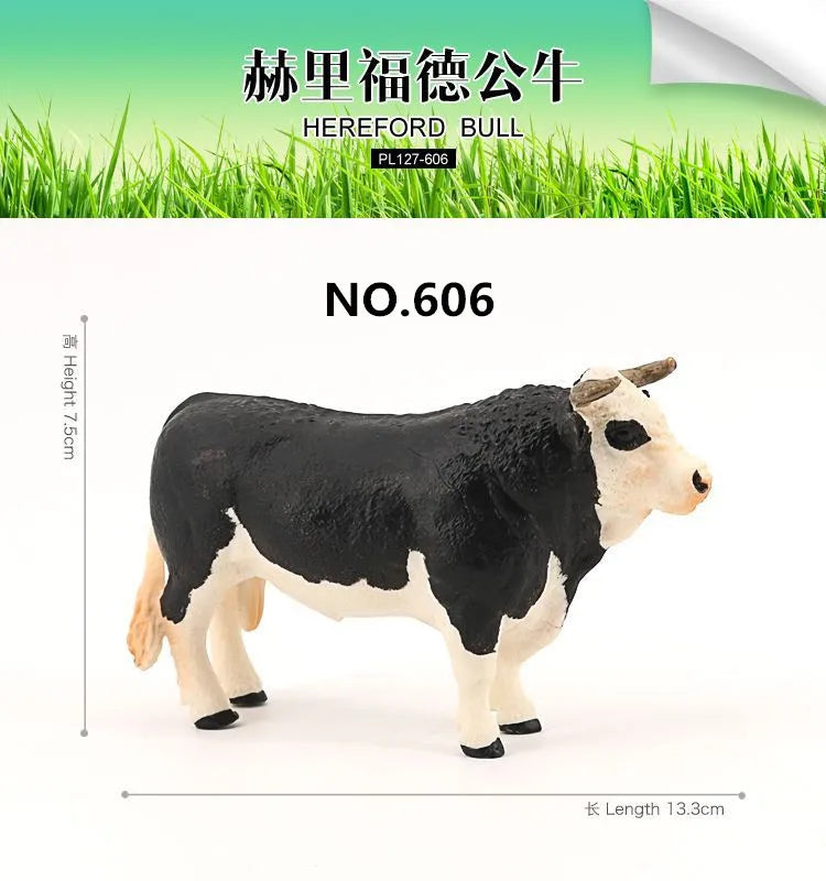 Realistic Cattle Cow & Bull Figurines – view 14