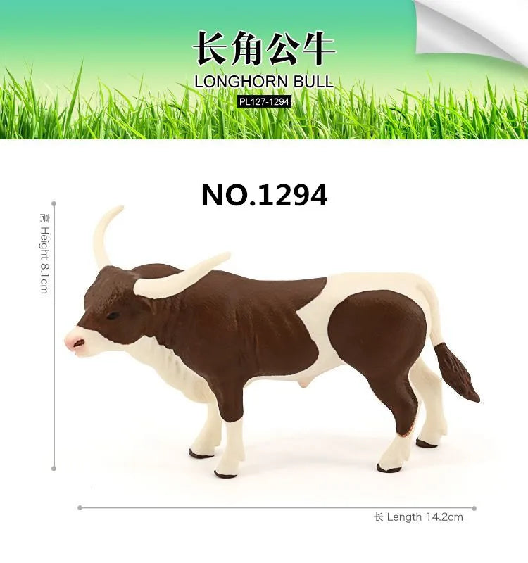 Realistic Cattle Cow & Bull Figurines – view 15