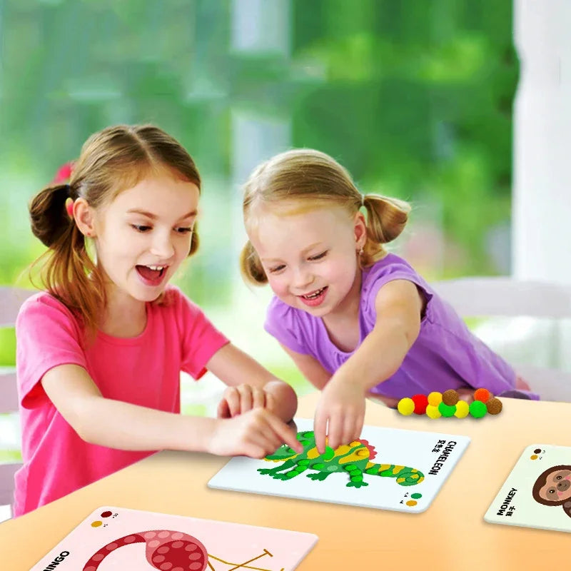 Furry Ball Paste Painting Craft Kit – view 5