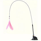 Interactive Cat Teaser Wand with Suction Cup – view 9