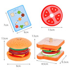 Wooden Burger Stacking Toy – view 6