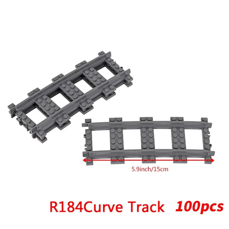 Brick Train Curve Track Parts – view 52