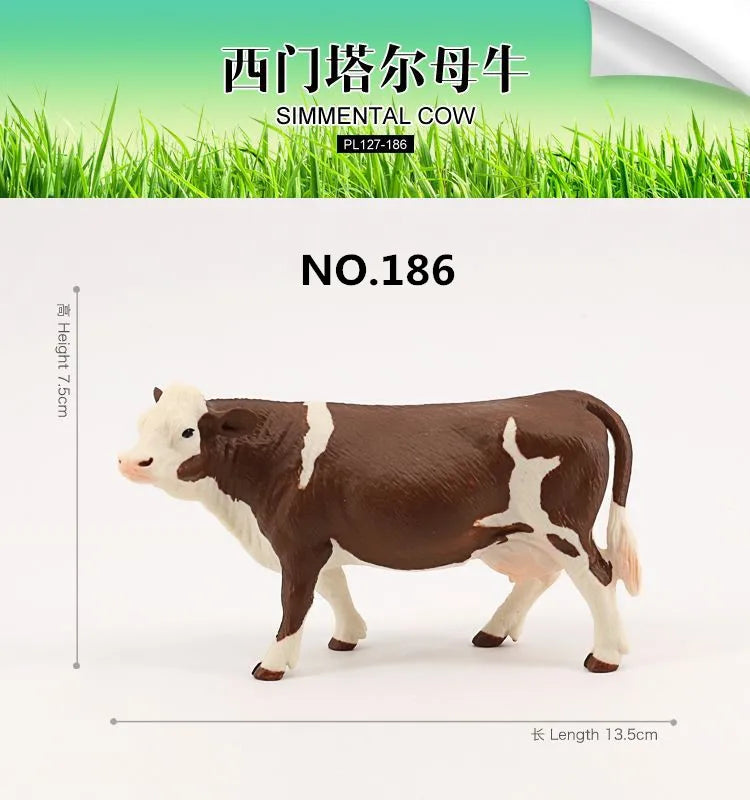 Realistic Cattle Cow & Bull Figurines – view 7