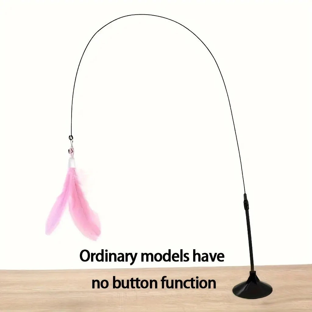 Interactive Cat Teaser Wand with Suction Cup – view 10