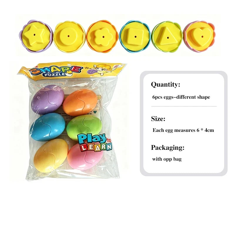 Montessori Smart Egg Shape Matching Toy – view 12