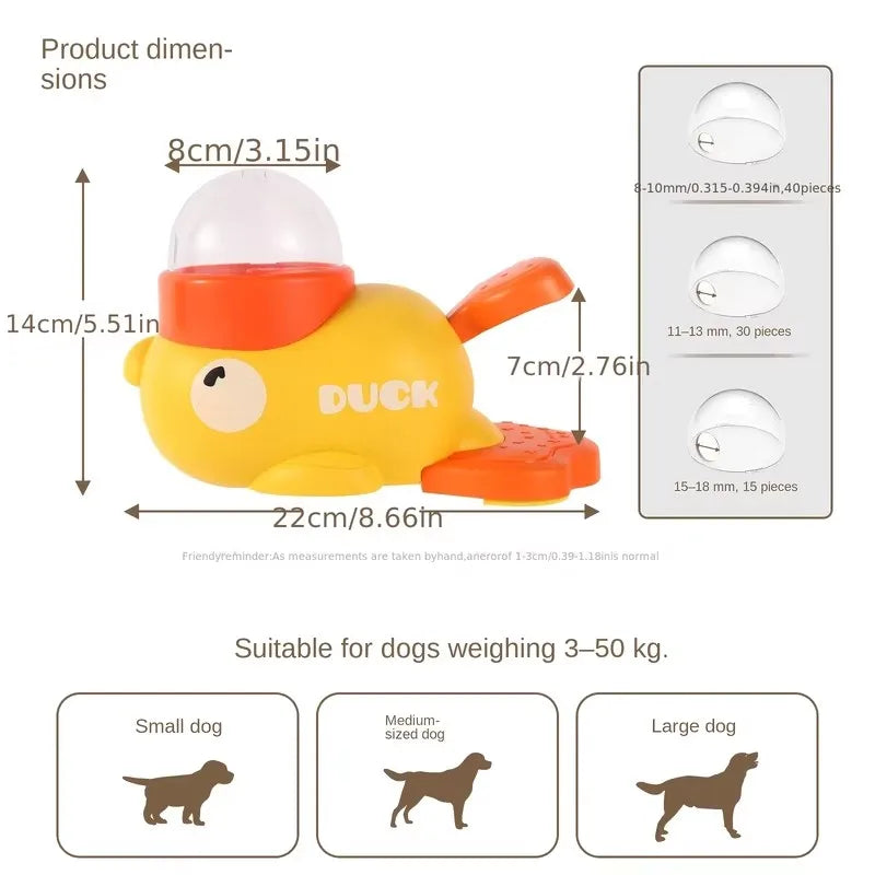 Duck Treat Dispenser Dog Toy – view 3