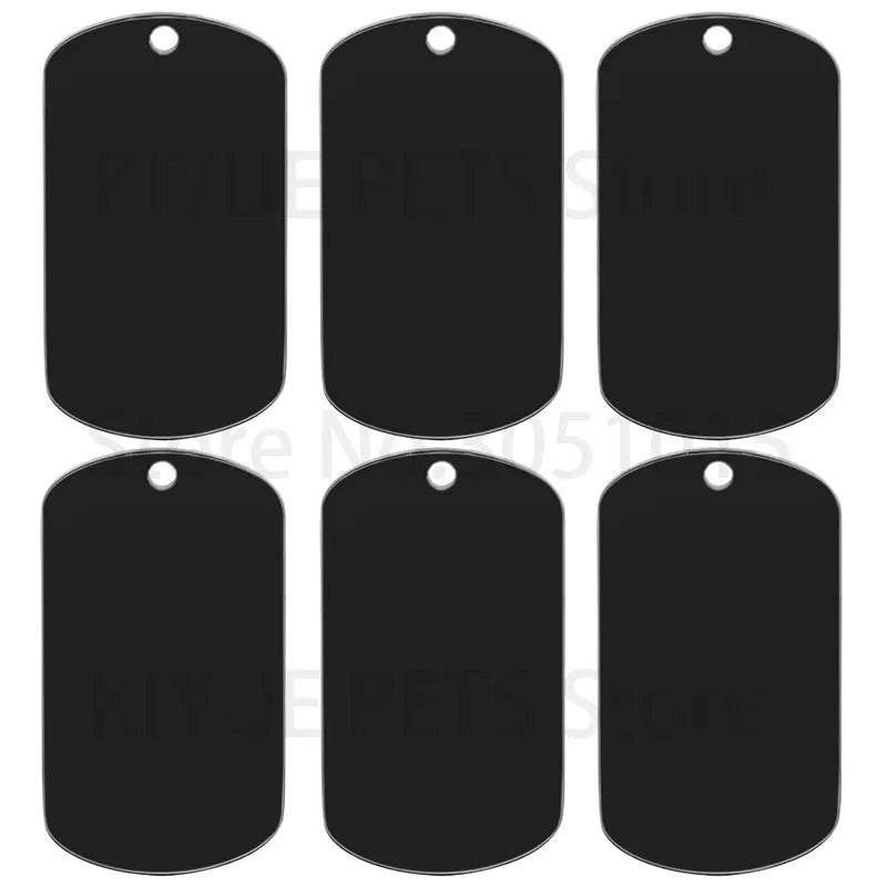 Blank Stainless Steel Dog ID Tags – view 8