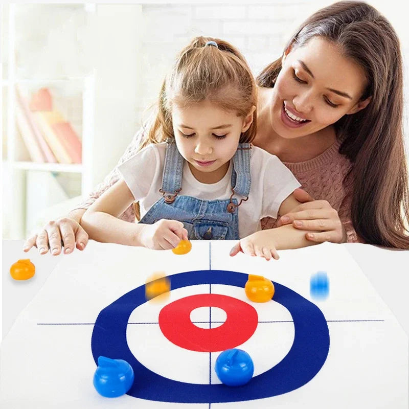 Tabletop Curling & Shuffleboard Game – view 2