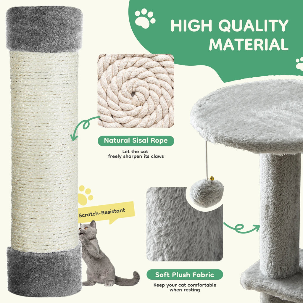 44" Cat Tree Tower – view 4