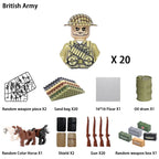 WWII Soldier Building Block Figures – view 42